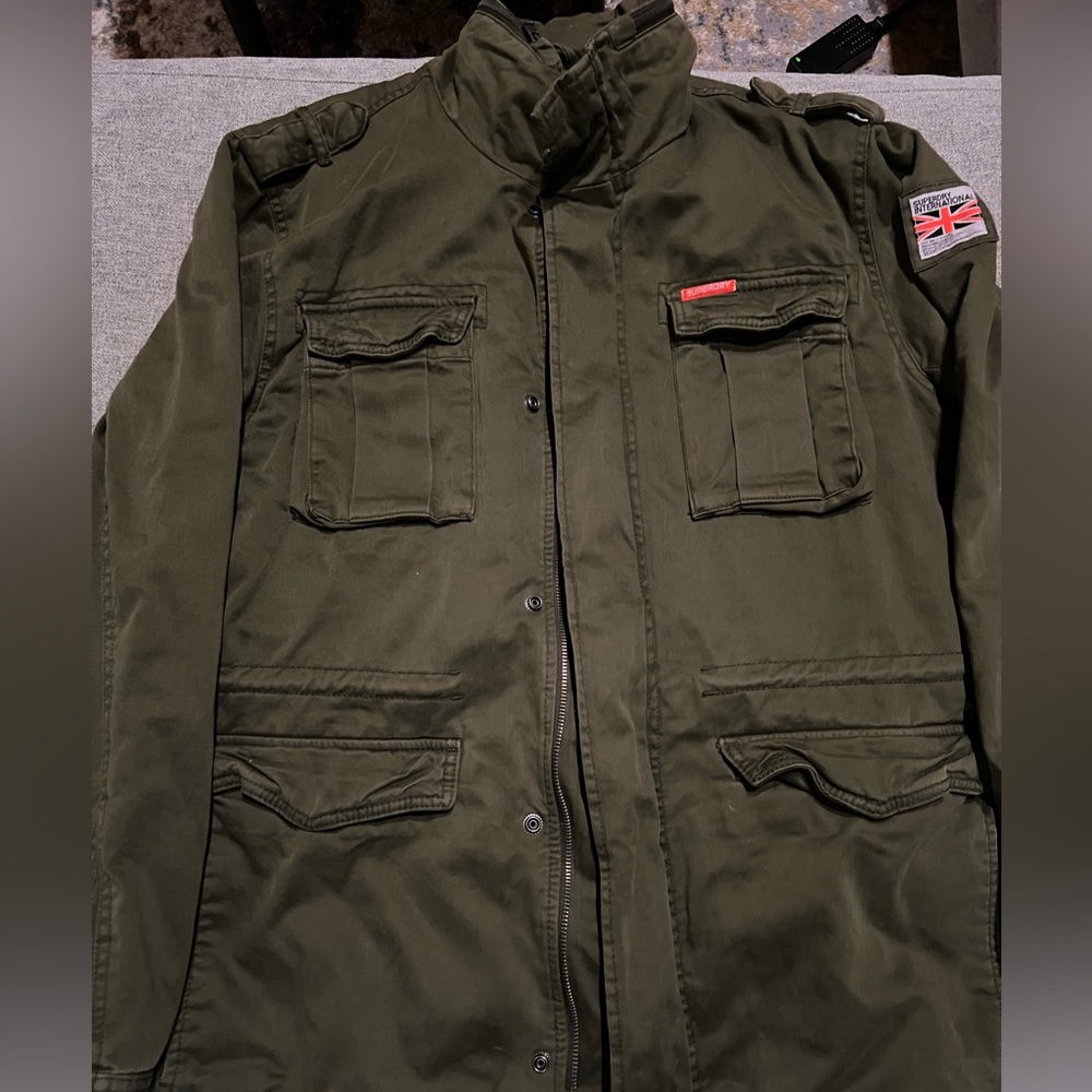 Men’s Superdry Military Jacket Size Large